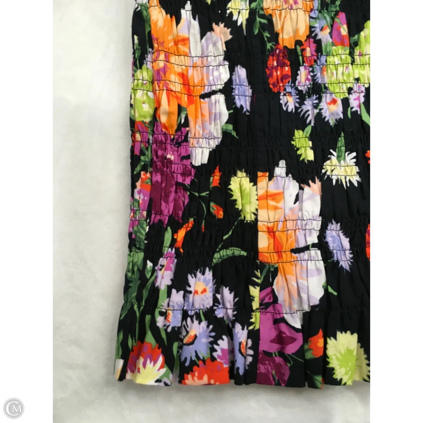 Dress Casual Short By H&m In Floral Print, Size: Xl