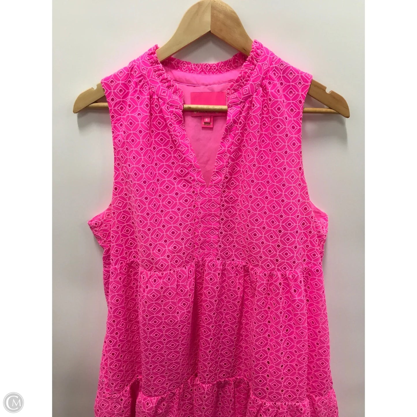 Dress Designer By Lilly Pulitzer In Pink, Size: L