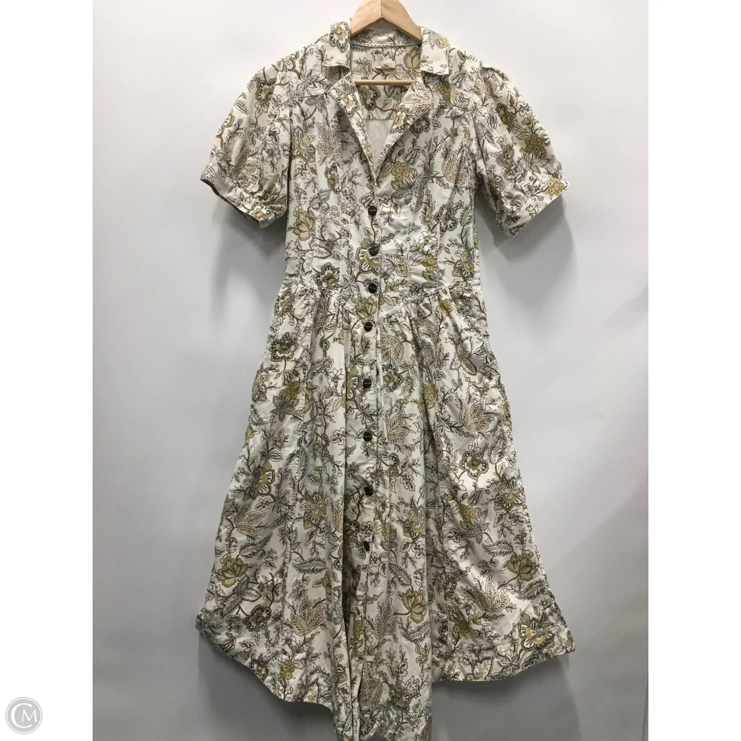 Dress Casual Midi By Pilcro In Floral Print, Size: 12