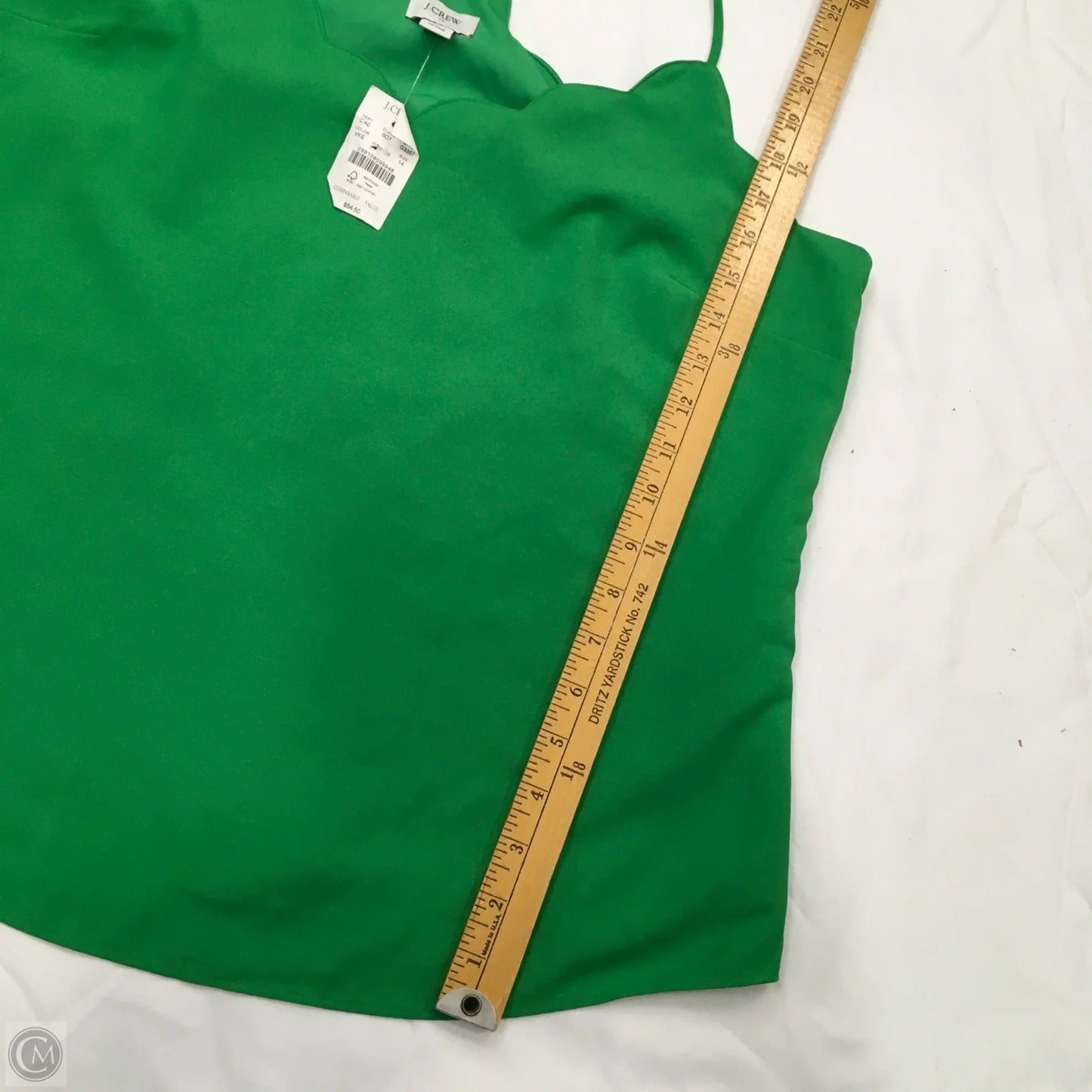 Top Sleeveless By J. Crew In Green, Size: 14