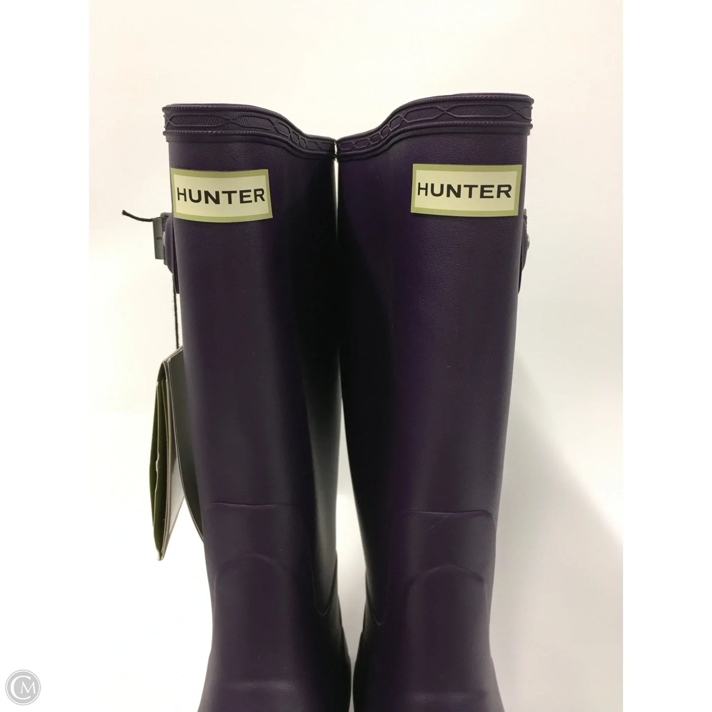 Boots Rain By Hunter In Purple, Size: 10