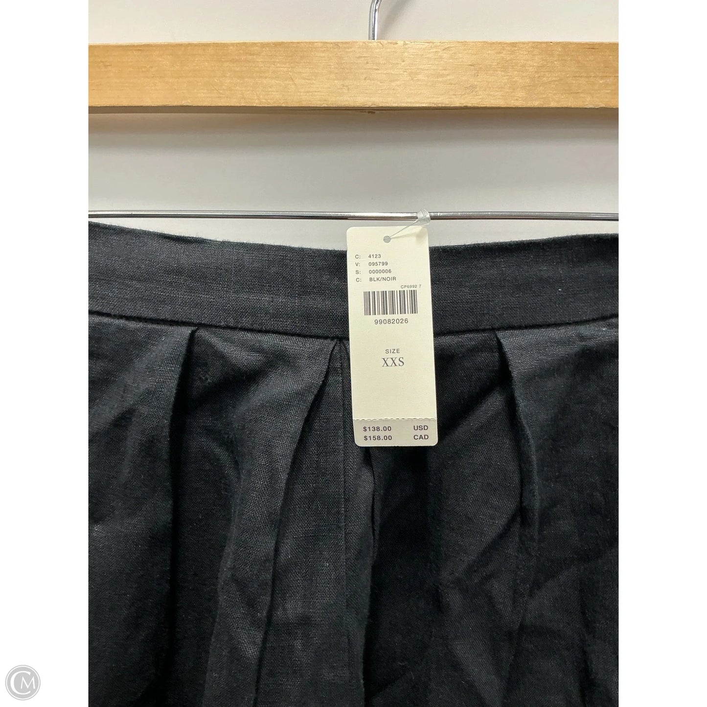 Pants Linen By Anthropologie In Black, Size: Xxs