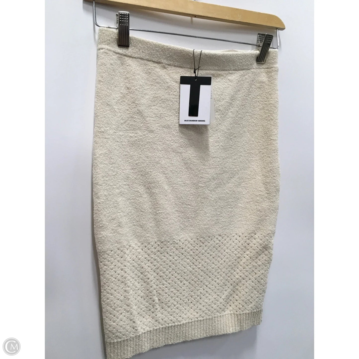 Skirt Luxury Designer By Alexander Wang In Cream, Size: S