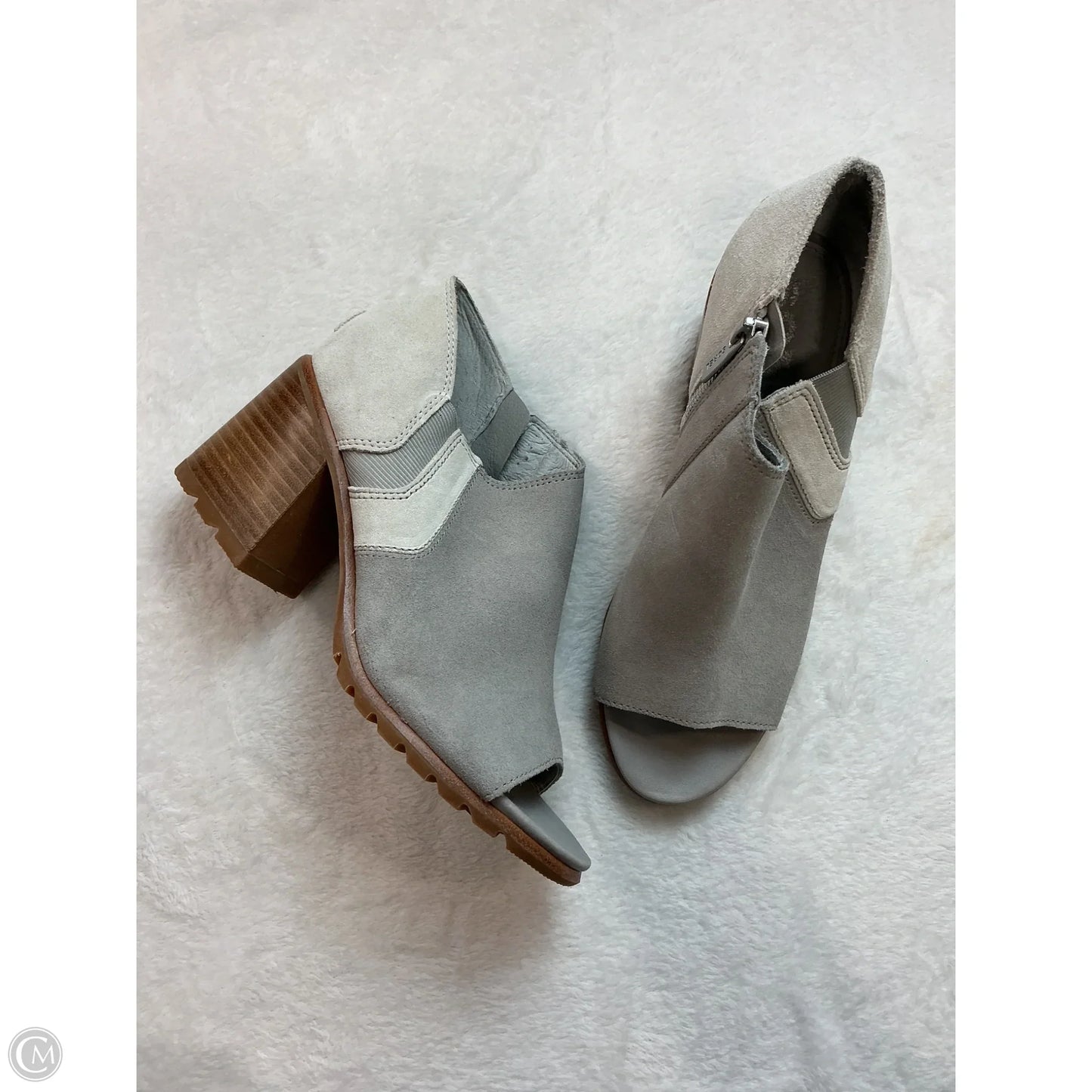 Shoes Heels Block By Sorel In Grey, Size: 7.5