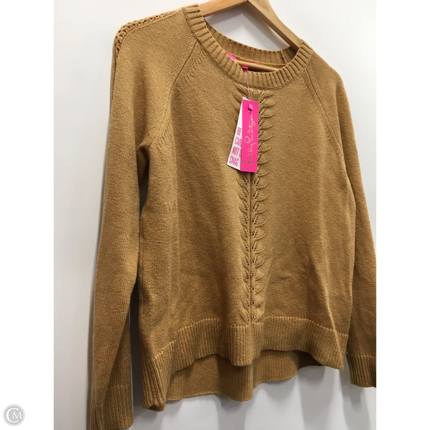Sweater Designer By Lilly Pulitzer In Tan, Size: M