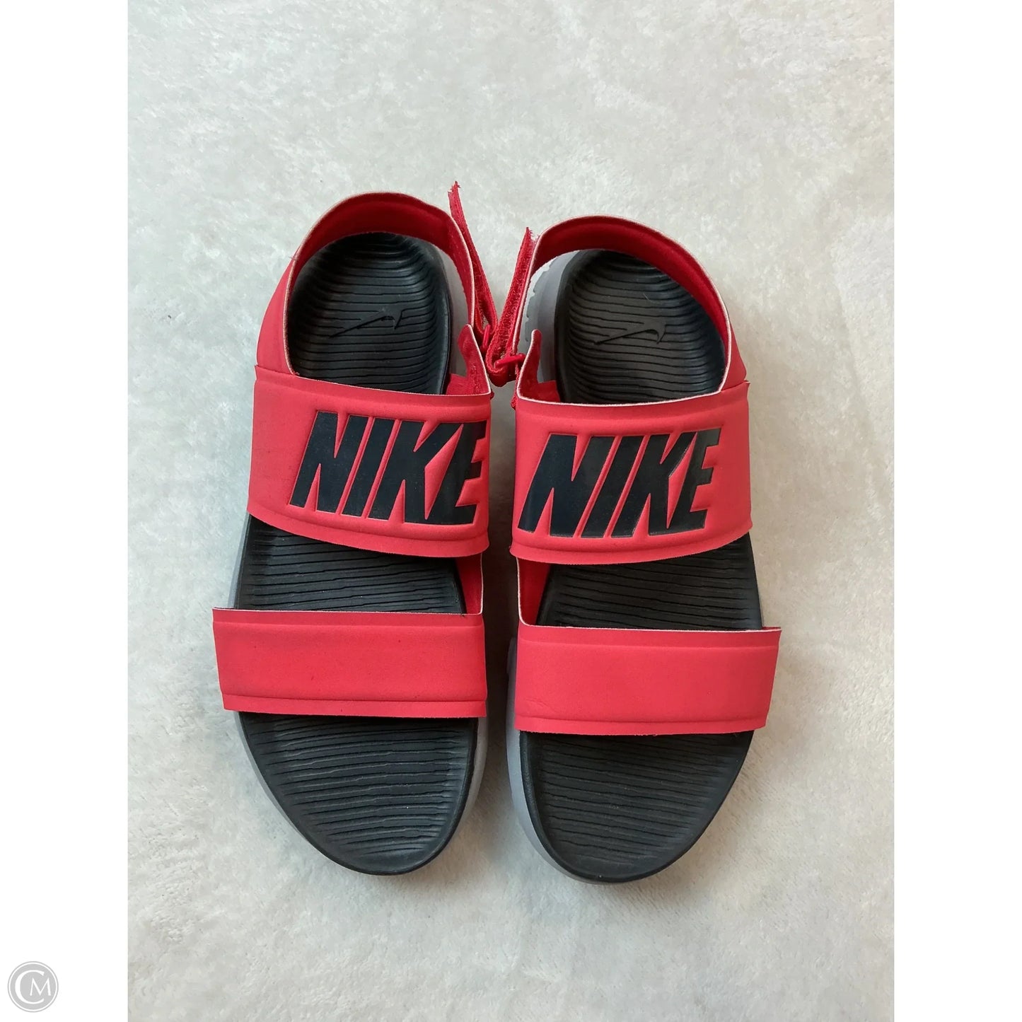 Sandals Flats By Nike In Red, Size: 7