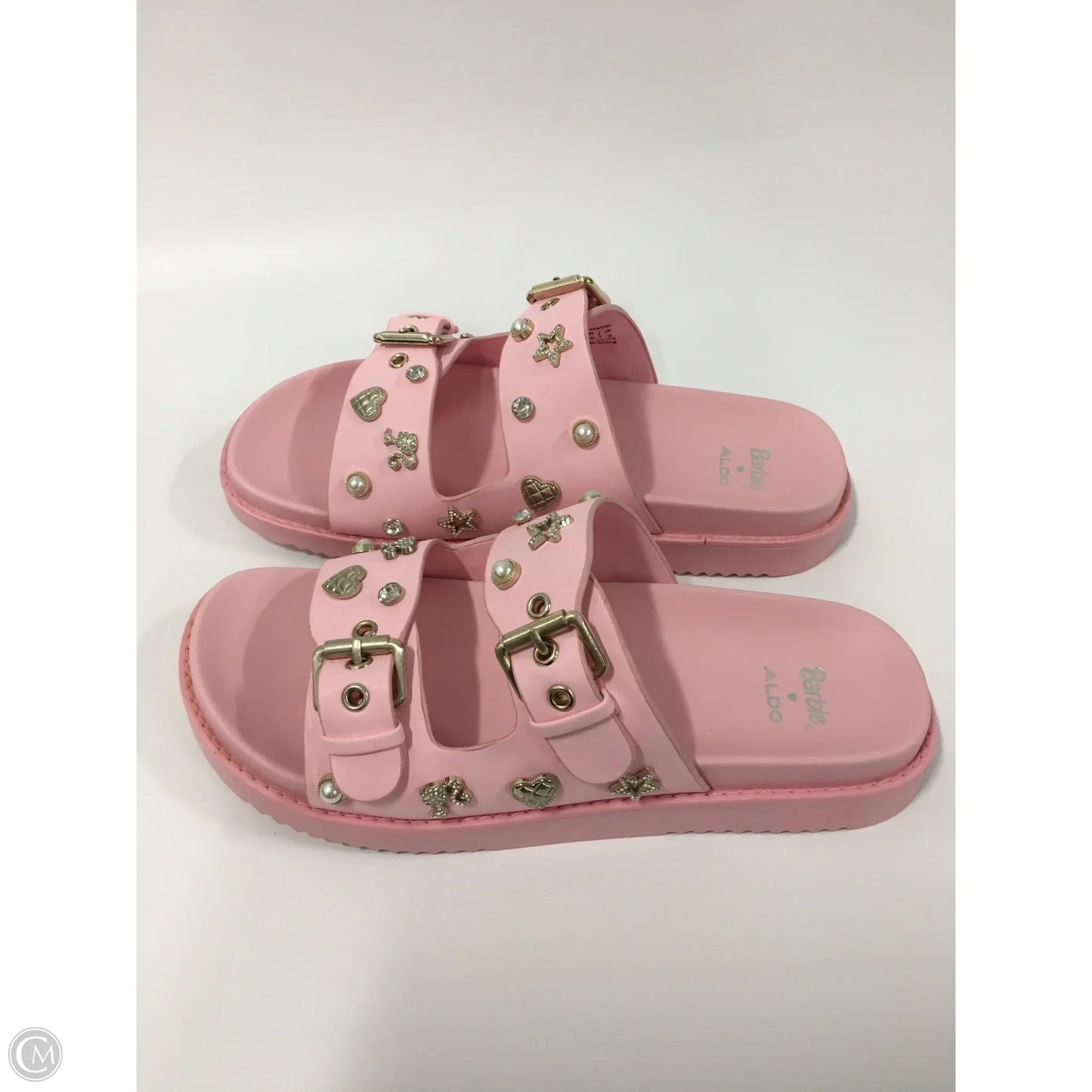 Sandals Flats By Aldo In Pink, Size: 6