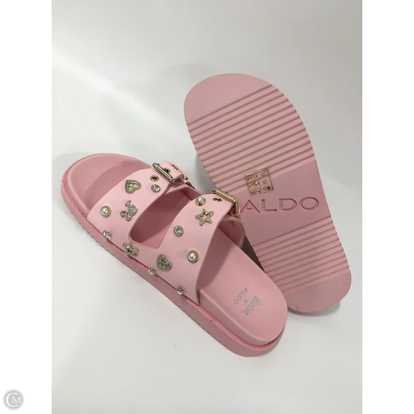 Sandals Flats By Aldo In Pink, Size: 6