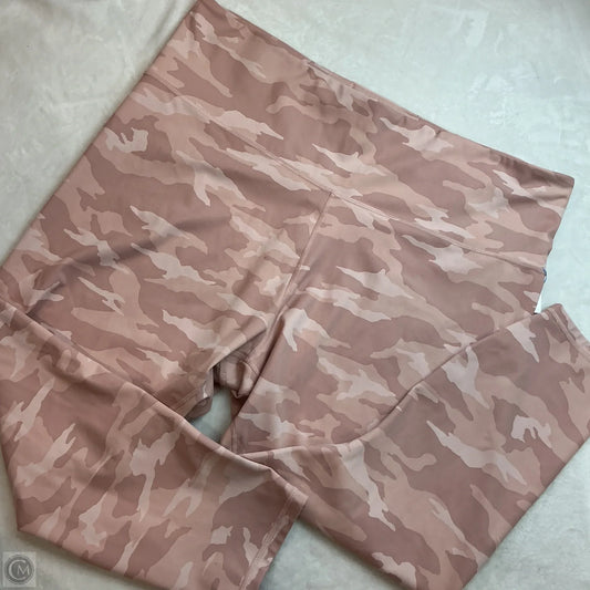 Athletic Leggings By Athleta In Pink, Size: 3x