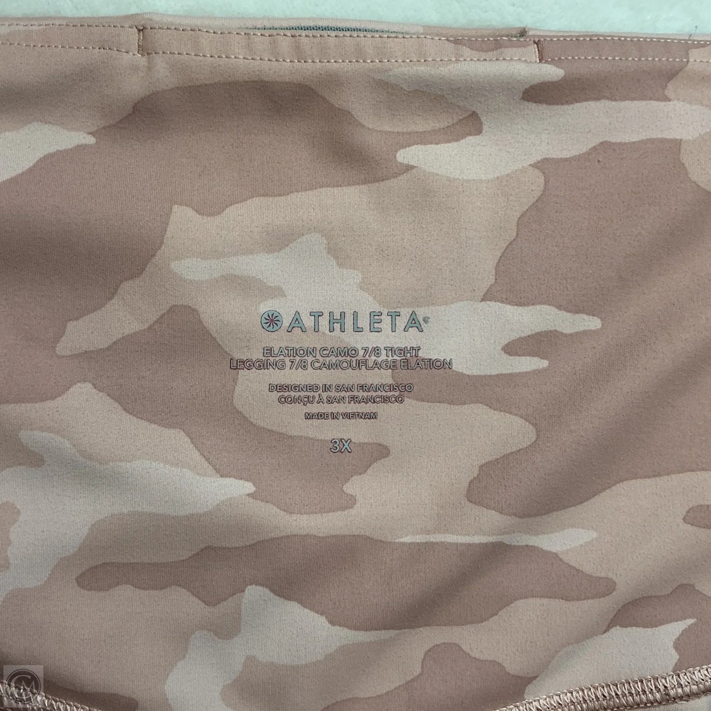 Athletic Leggings By Athleta In Pink, Size: 3x