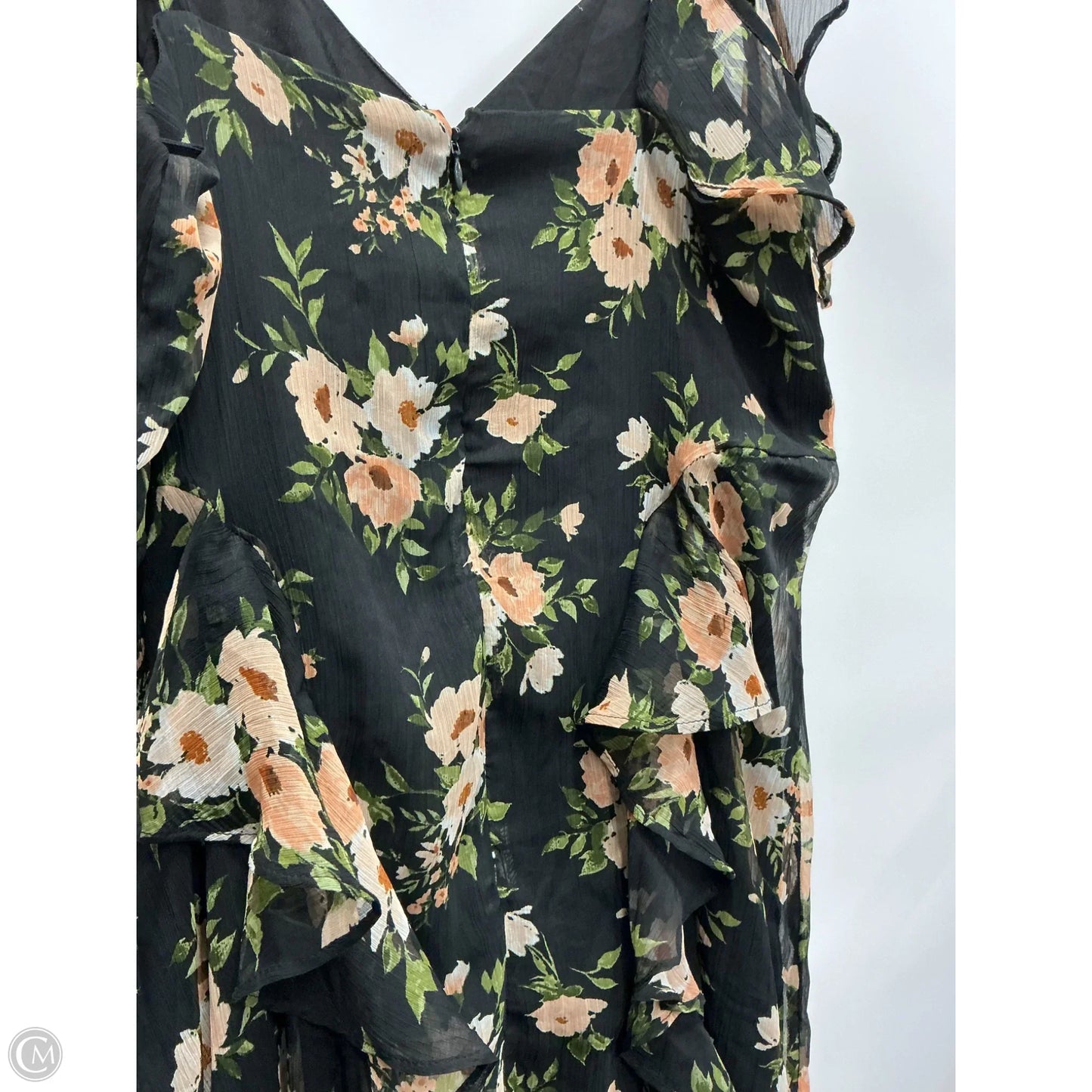 Dress Party Long By Old Navy In Floral Print, Size: 1x