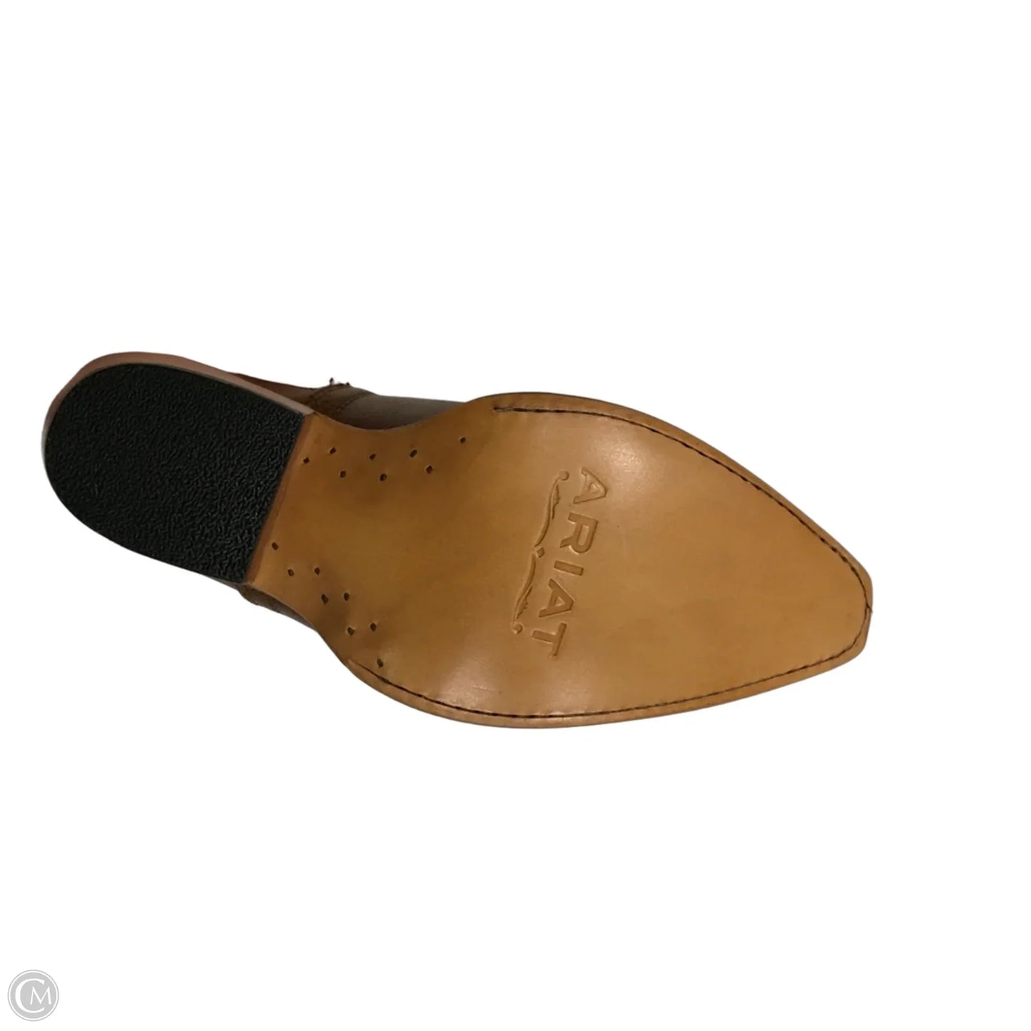 Boots Leather By Ariat In Tan, Size: 8