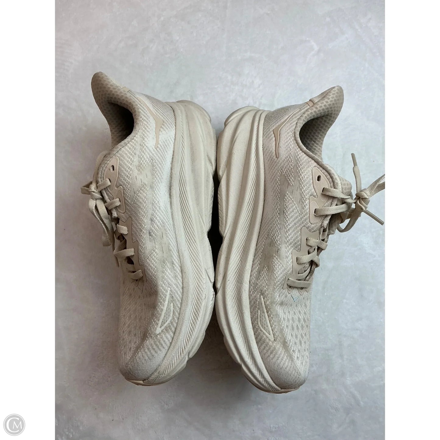 Shoes Athletic By Hoka In Tan, Size: 7.5