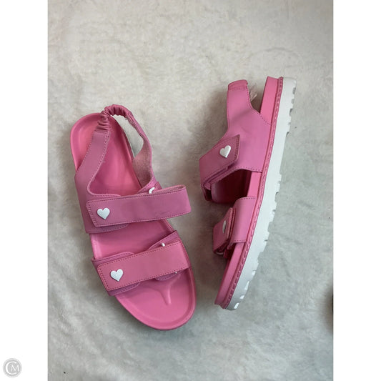 Sandals Flats By Stoney Clover Lane In Pink, Size: 9