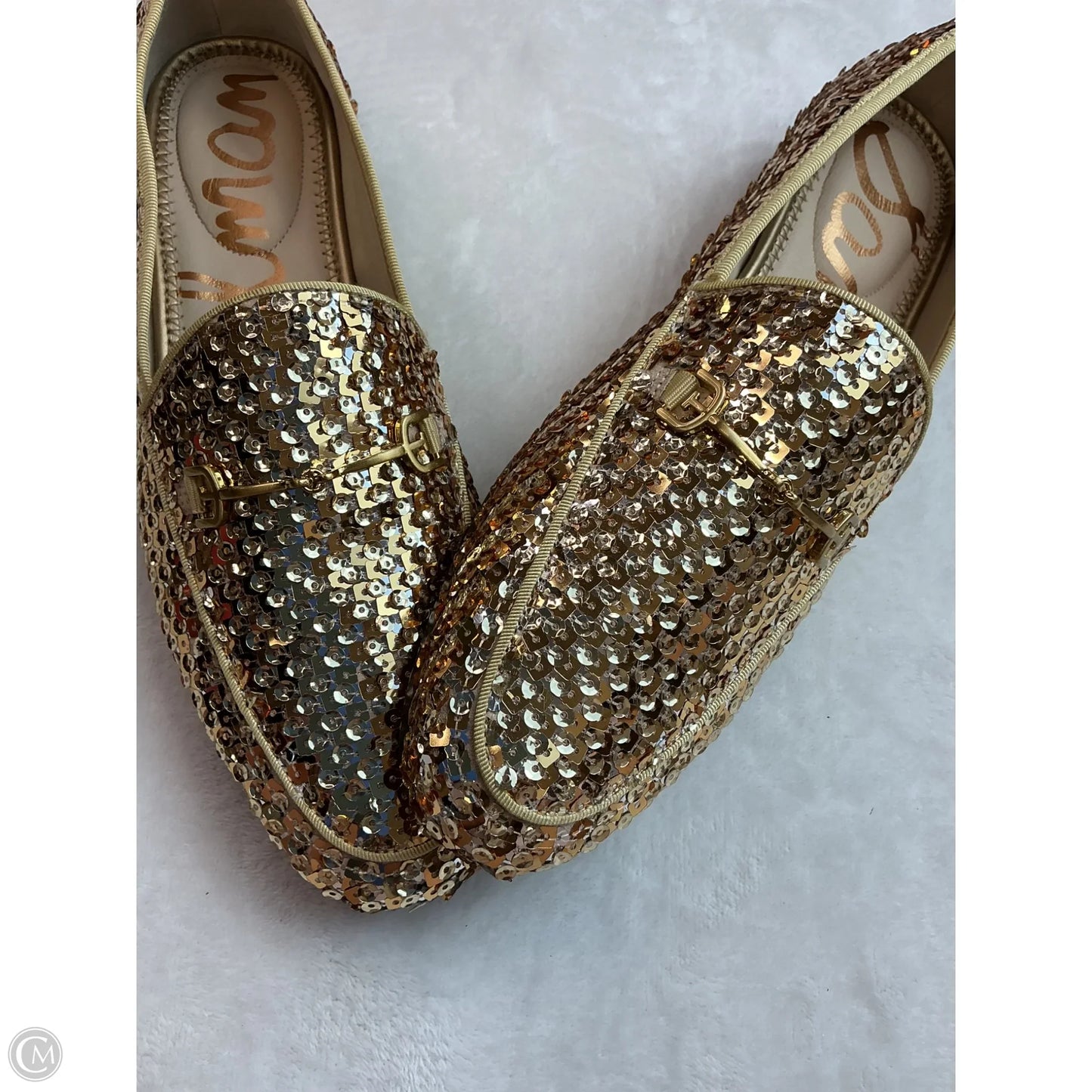 Shoes Flats By Sam Edelman In Gold, Size: 9