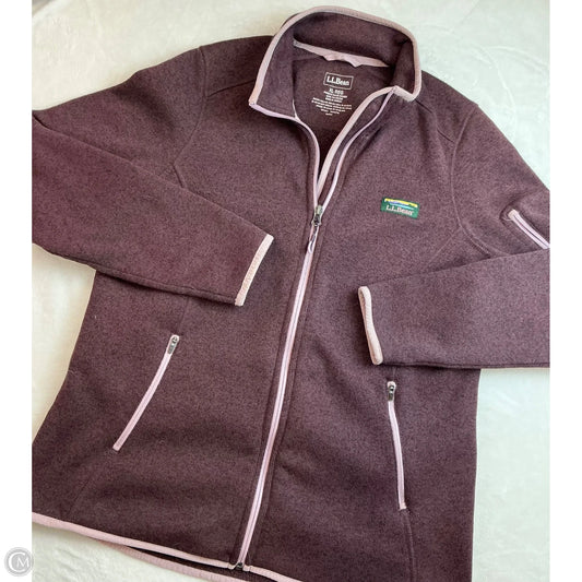 Athletic Jacket By L.l. Bean In Purple, Size: Xl