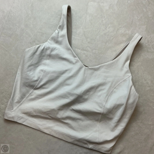 Athletic Tank Top By Lululemon In White, Size: 10