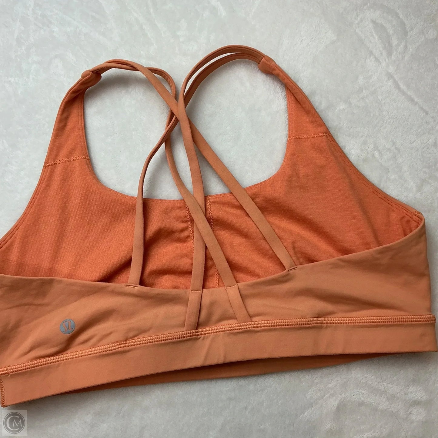 Athletic Bra By Lululemon In Orange, Size: 14