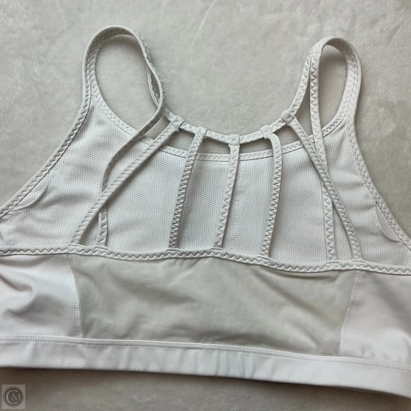 Athletic Bra By Athleta In White, Size: Xl