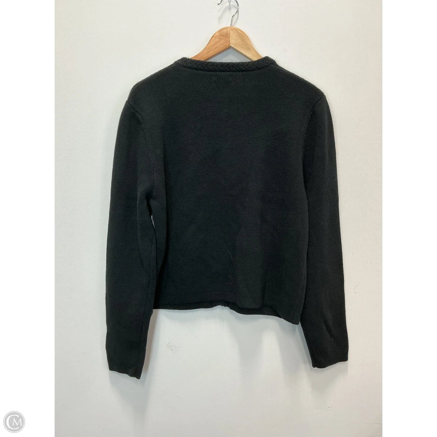 Sweater Cardigan By J. Crew In Black, Size: L