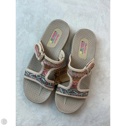 Sandals Flats By Skechers In Multi-colored, Size: 9