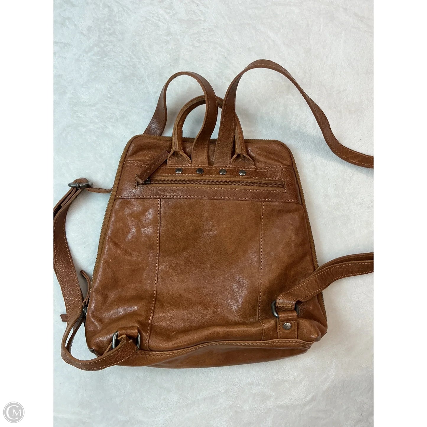 Backpack Leather By Clothes Mentor, Size: Small