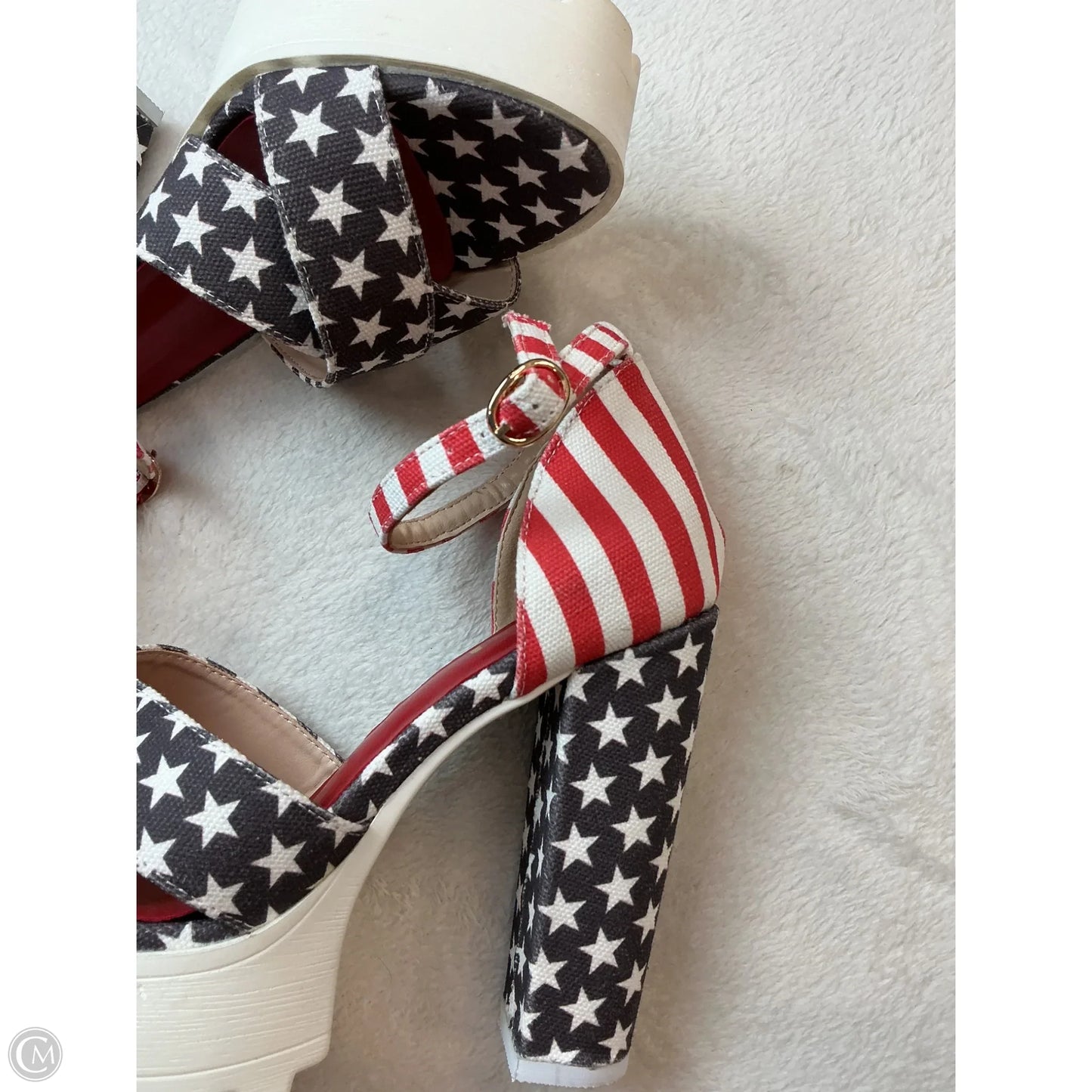 Shoes Heels Block By Dream Pairs In Tan, Size: 9.5