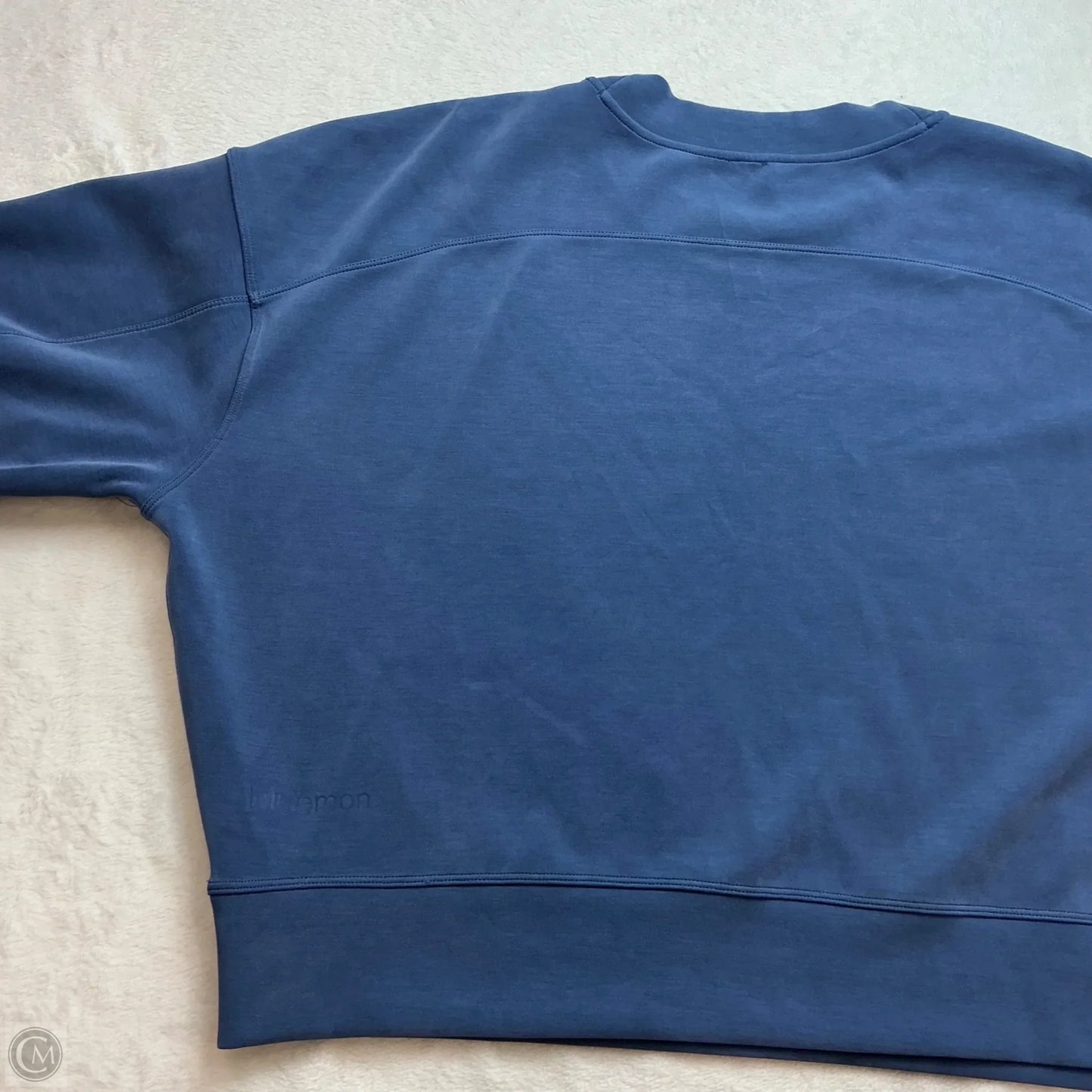 Athletic Sweatshirt Crewneck By Lululemon In Blue, Size: 10