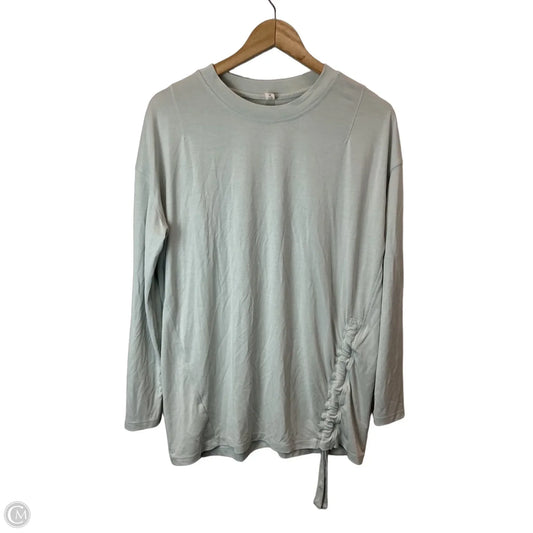 Athletic Top Long Sleeve Crewneck By Lululemon In Blue, Size: 8