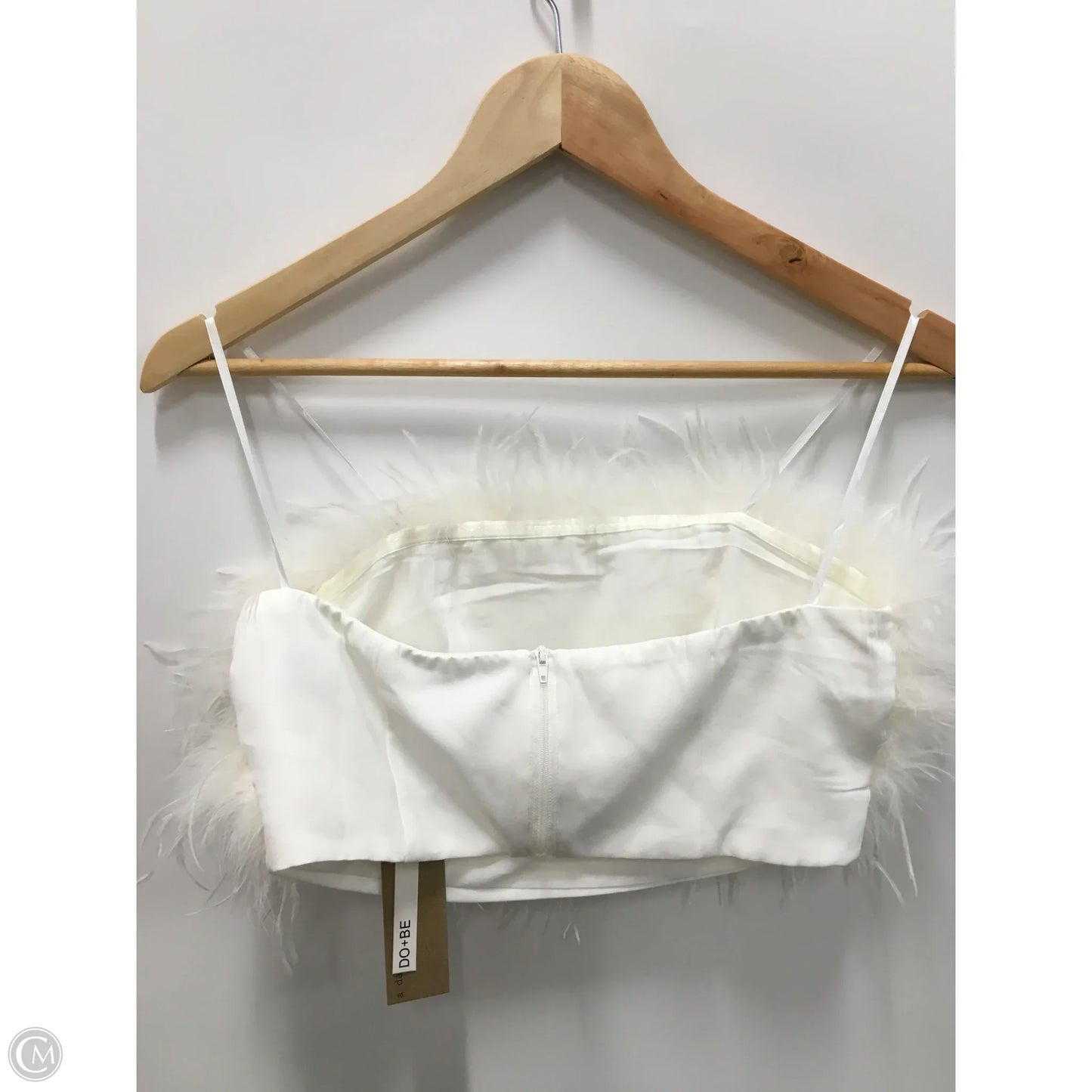 Top Sleeveless By Do+Be In White, Size: S