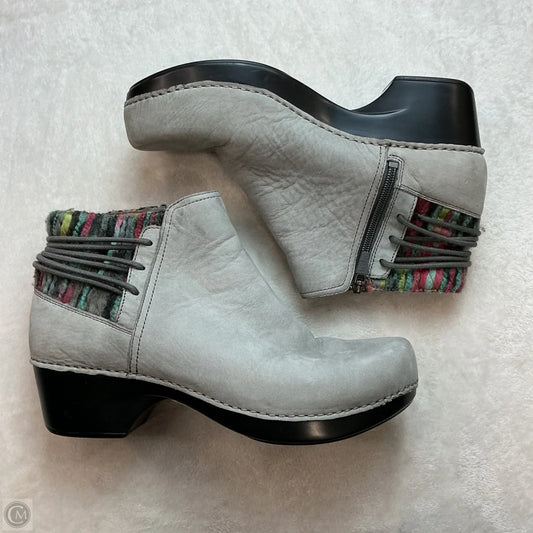 Boots Ankle Heels By Dansko In Grey, Size: 9
