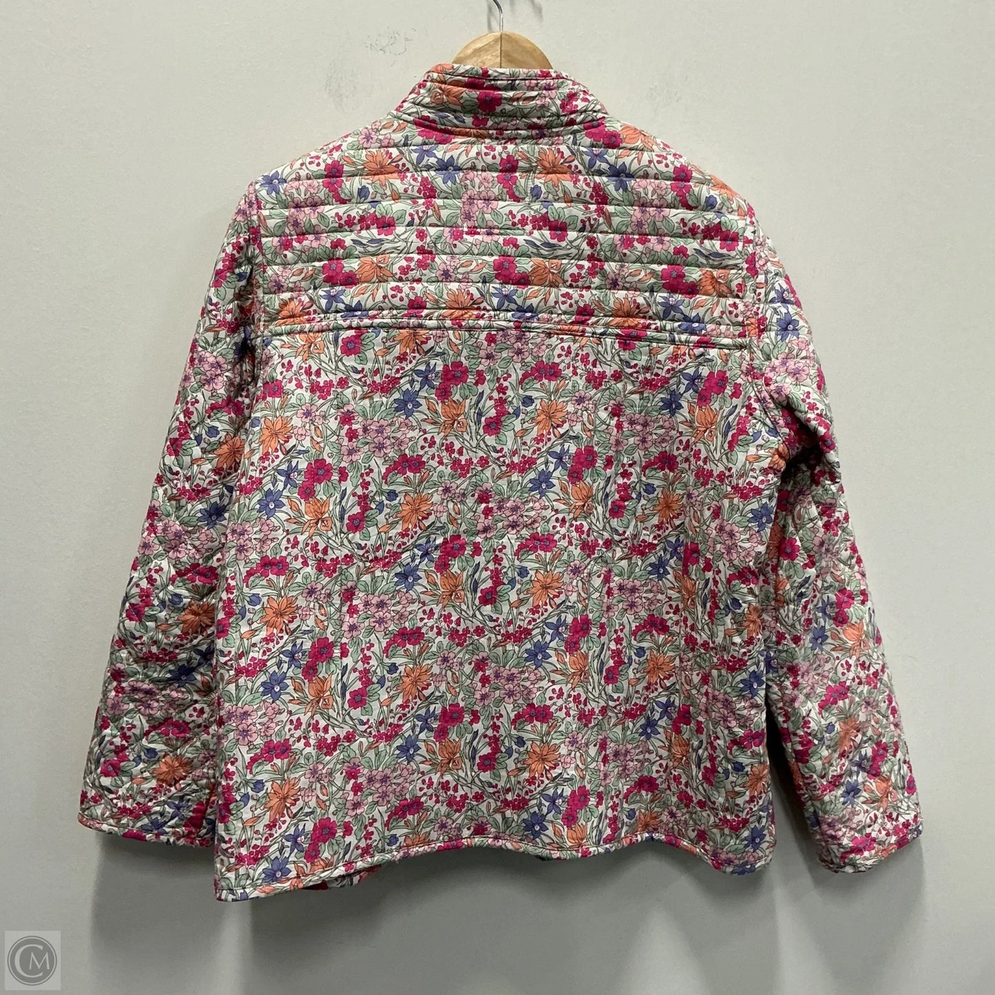 Jacket Puffer & Quilted By Bagatelle In Floral Print, Size: Xl