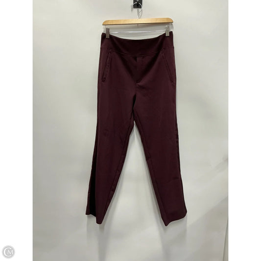 Athletic Pants By Athleta In Maroon, Size: 10