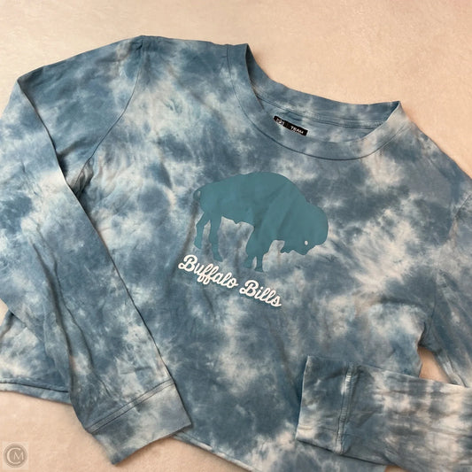Athletic Top Long Sleeve Crewneck By Nfl In Blue, Size: S