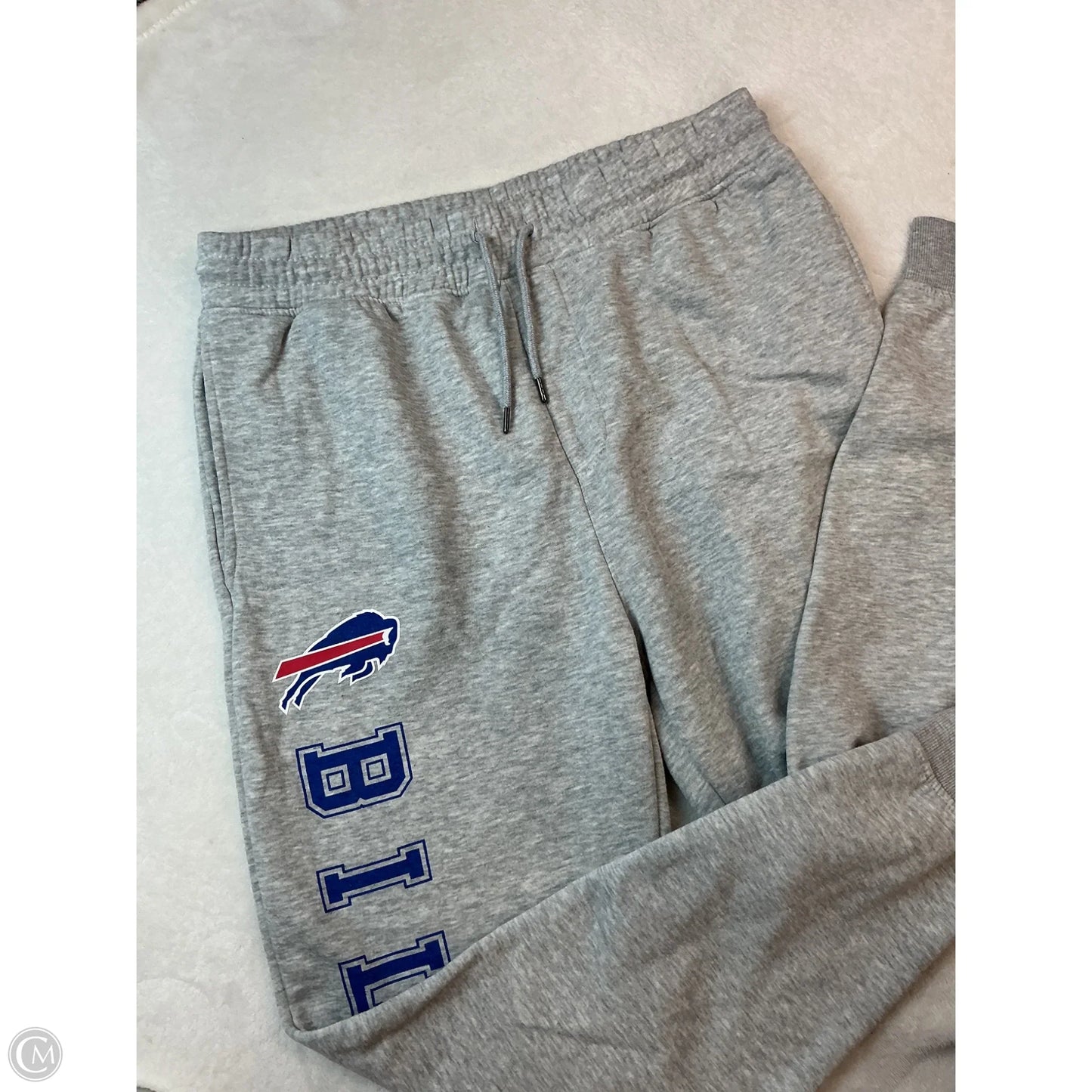 Athletic Pants By Nfl In Grey, Size: L