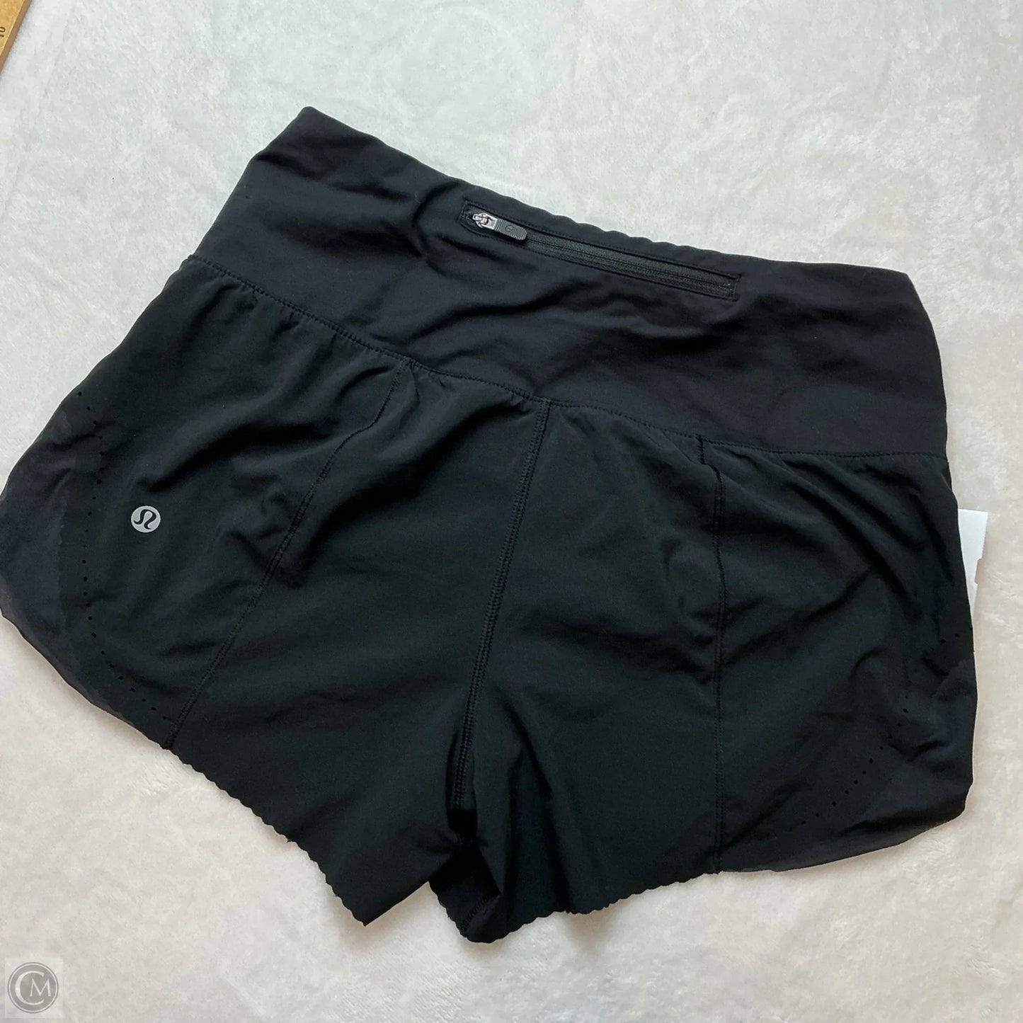 Athletic Shorts By Lululemon In Black, Size: 4