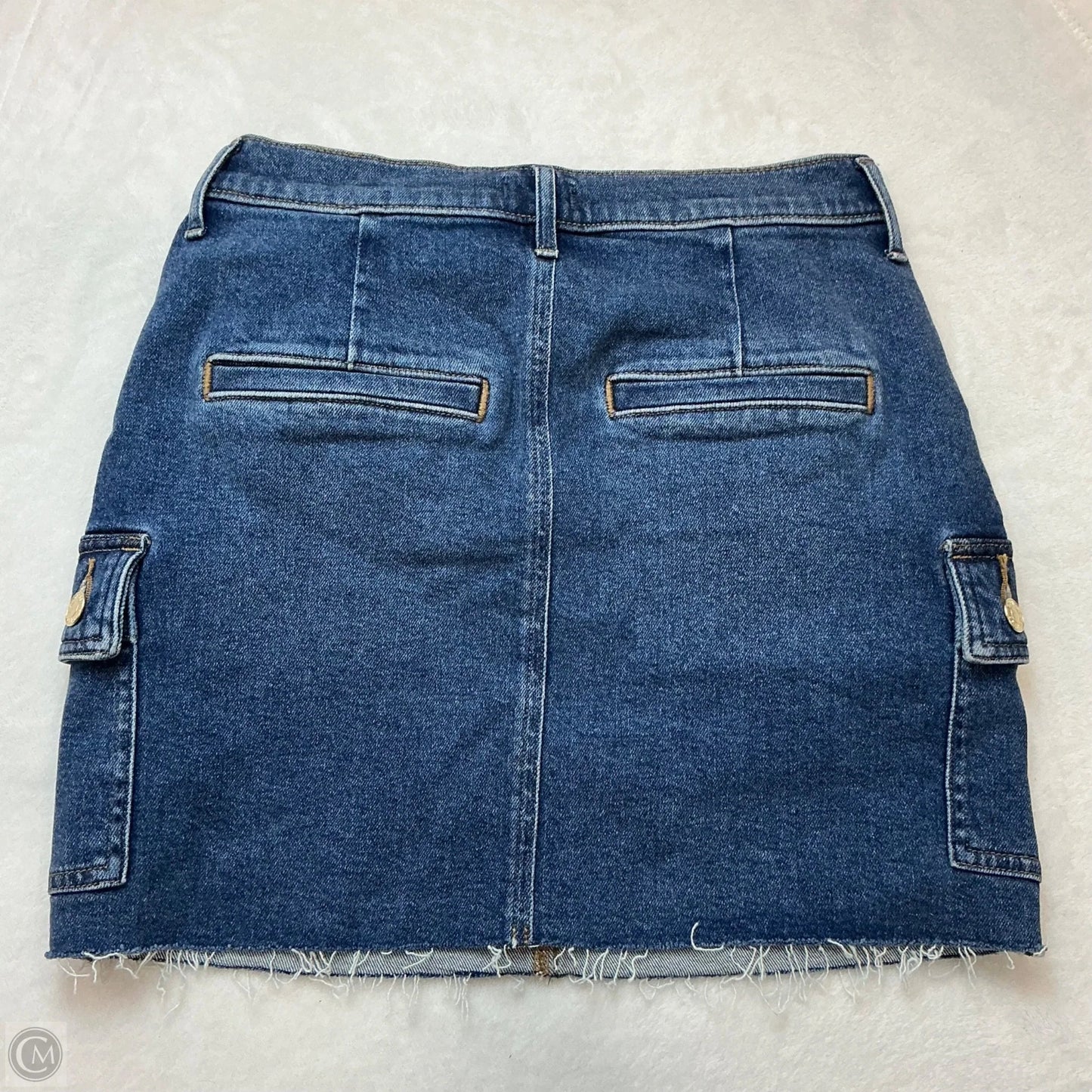 Skirt Mini & Short By Express In Blue Denim, Size: 2