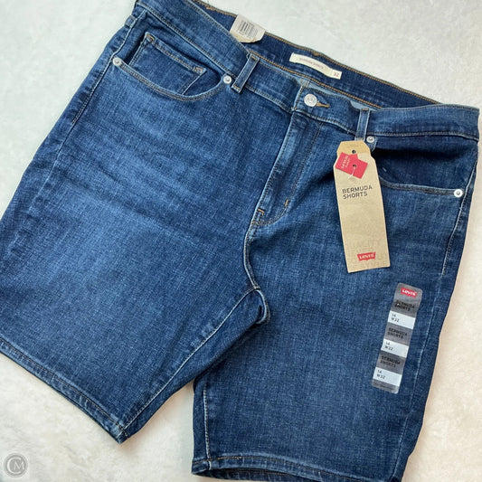 Shorts By Levis In Blue Denim, Size: 14
