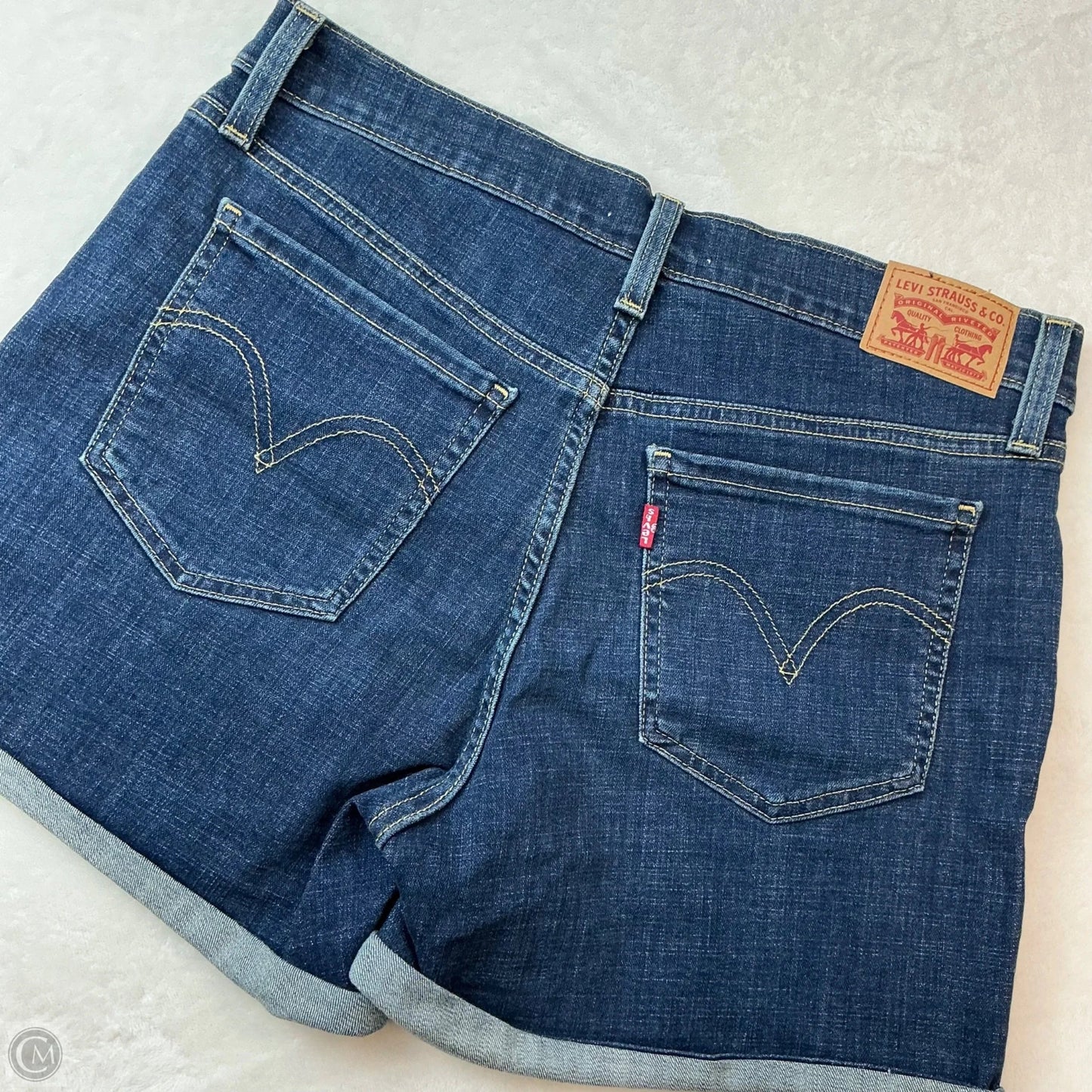 Shorts By Levis In Blue Denim, Size: 12
