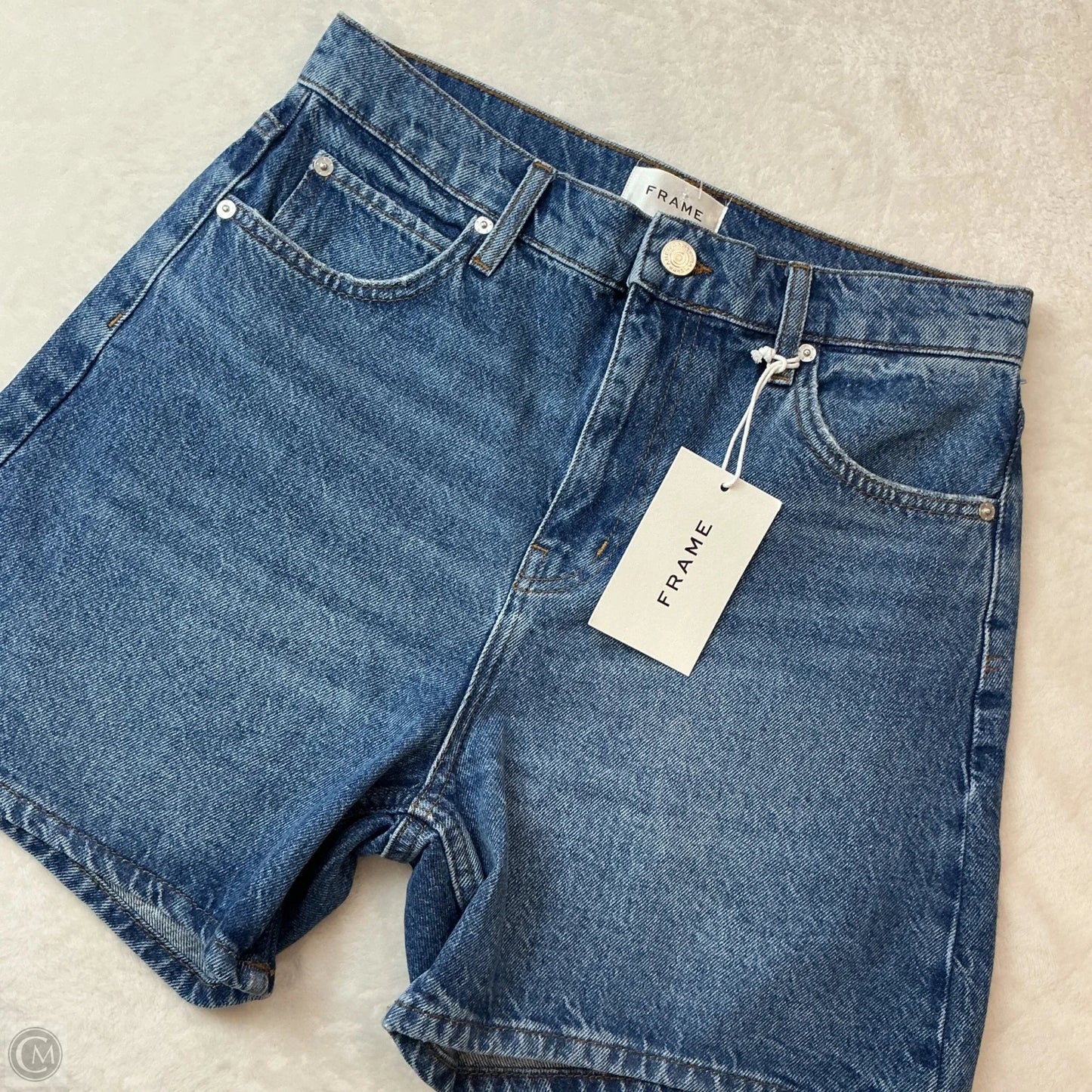 Shorts By Frame In Blue Denim, Size: 4