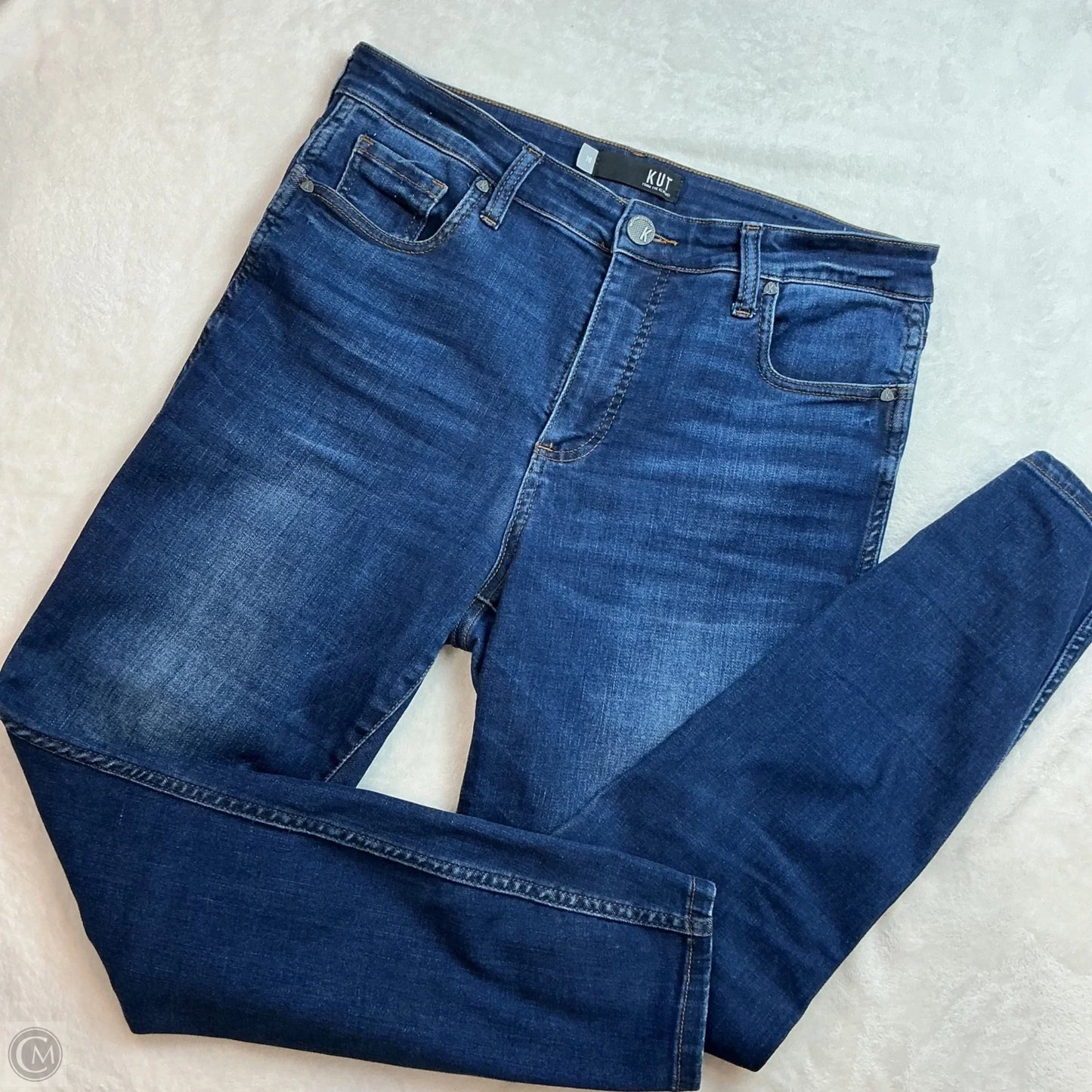 Jeans Skinny By Kut In Blue Denim, Size: 10