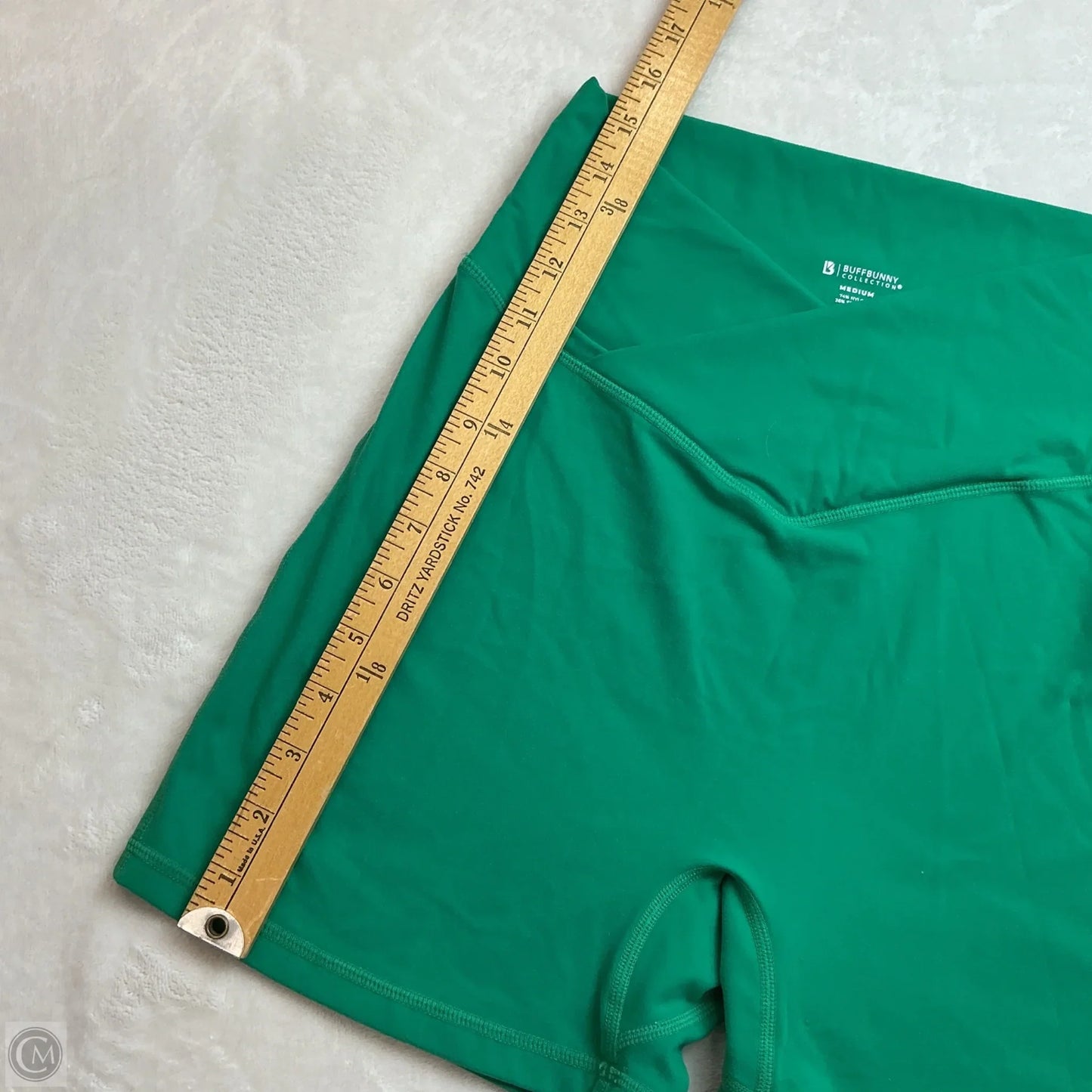 Athletic Shorts By Buffbunny In Green, Size: M