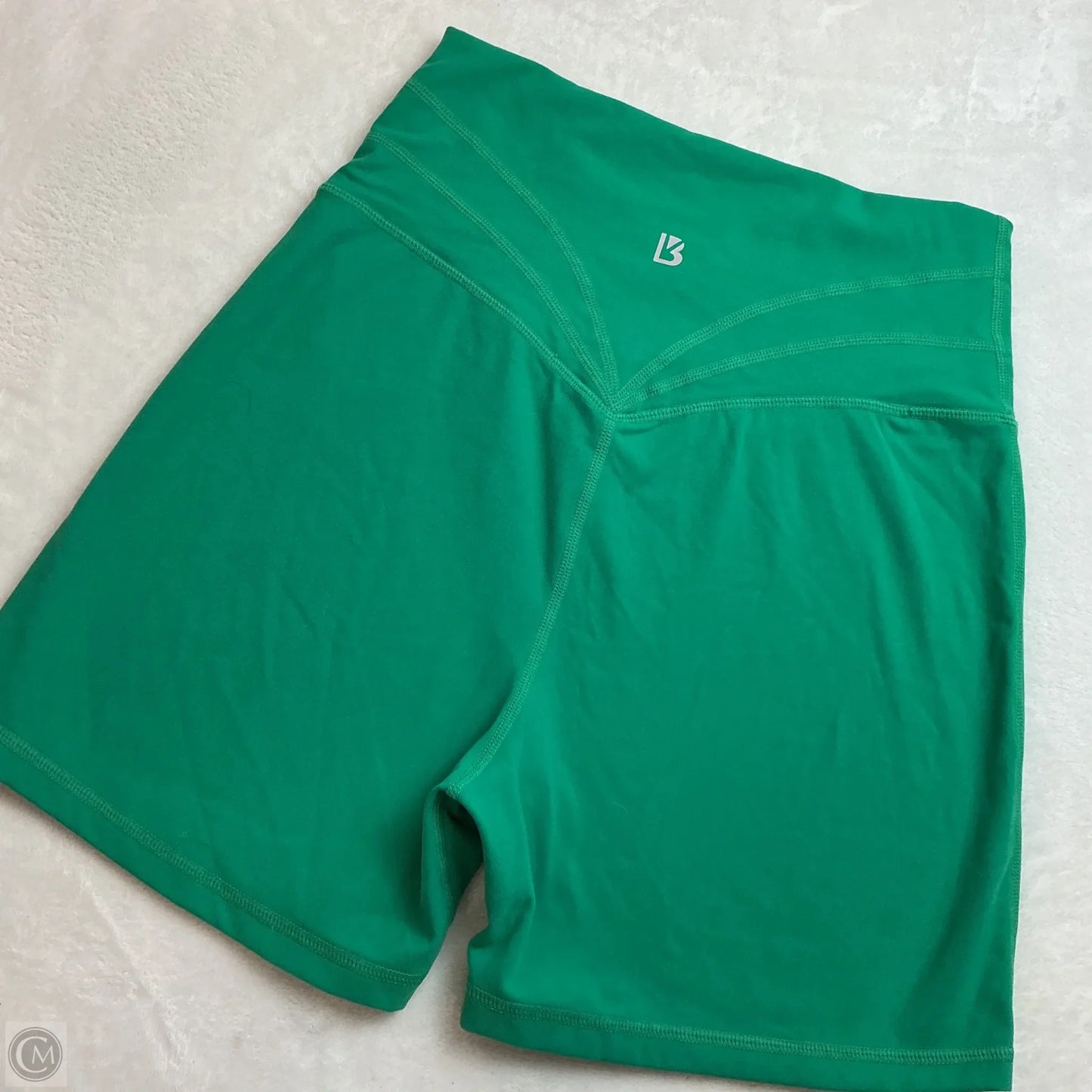 Athletic Shorts By Buffbunny In Green, Size: M