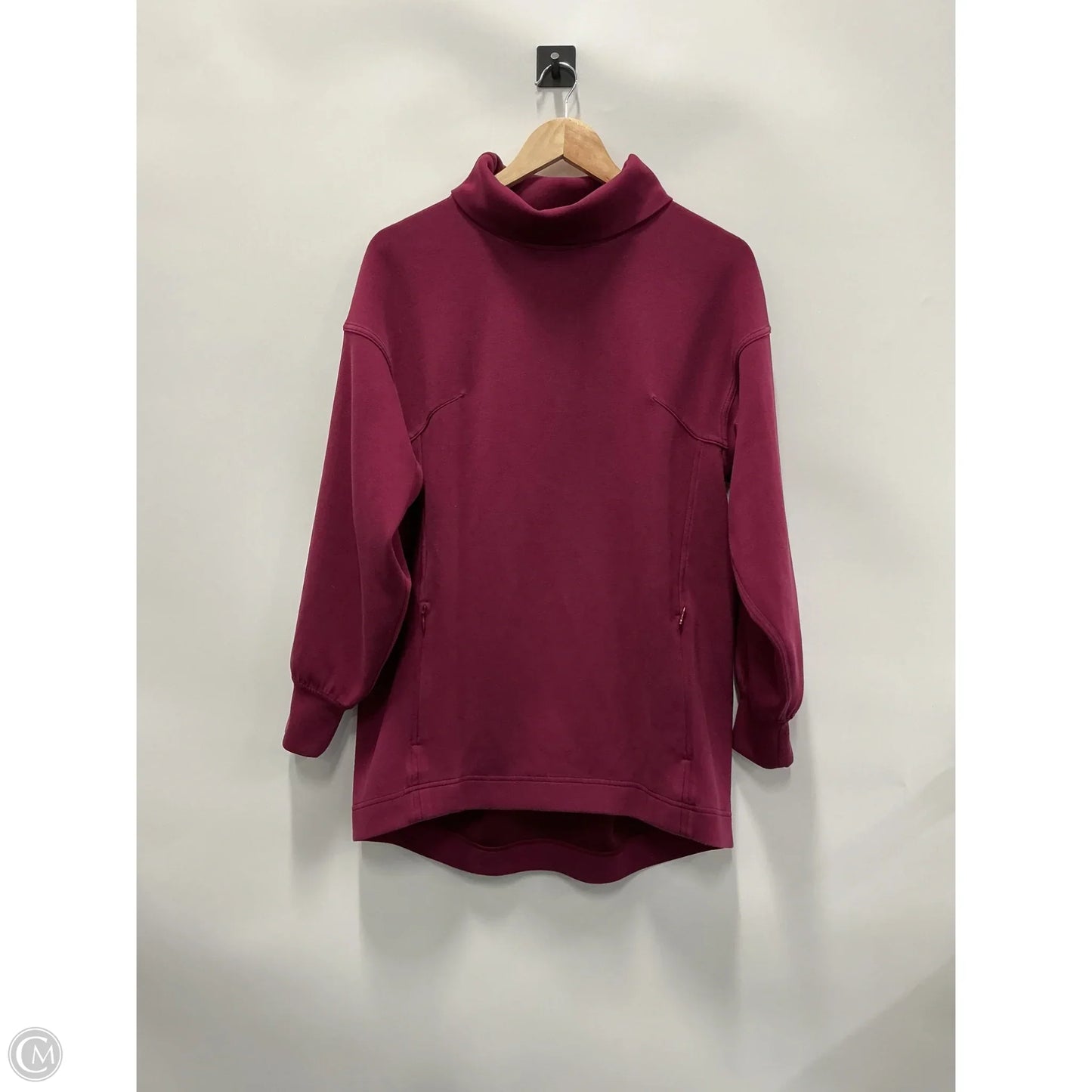 Athletic Sweatshirt Collar By Lululemon In Purple, Size: 4