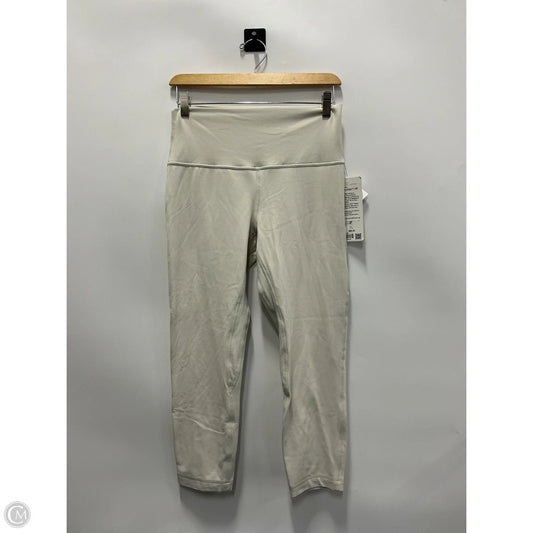 Athletic Leggings By Lululemon In White, Size: 10