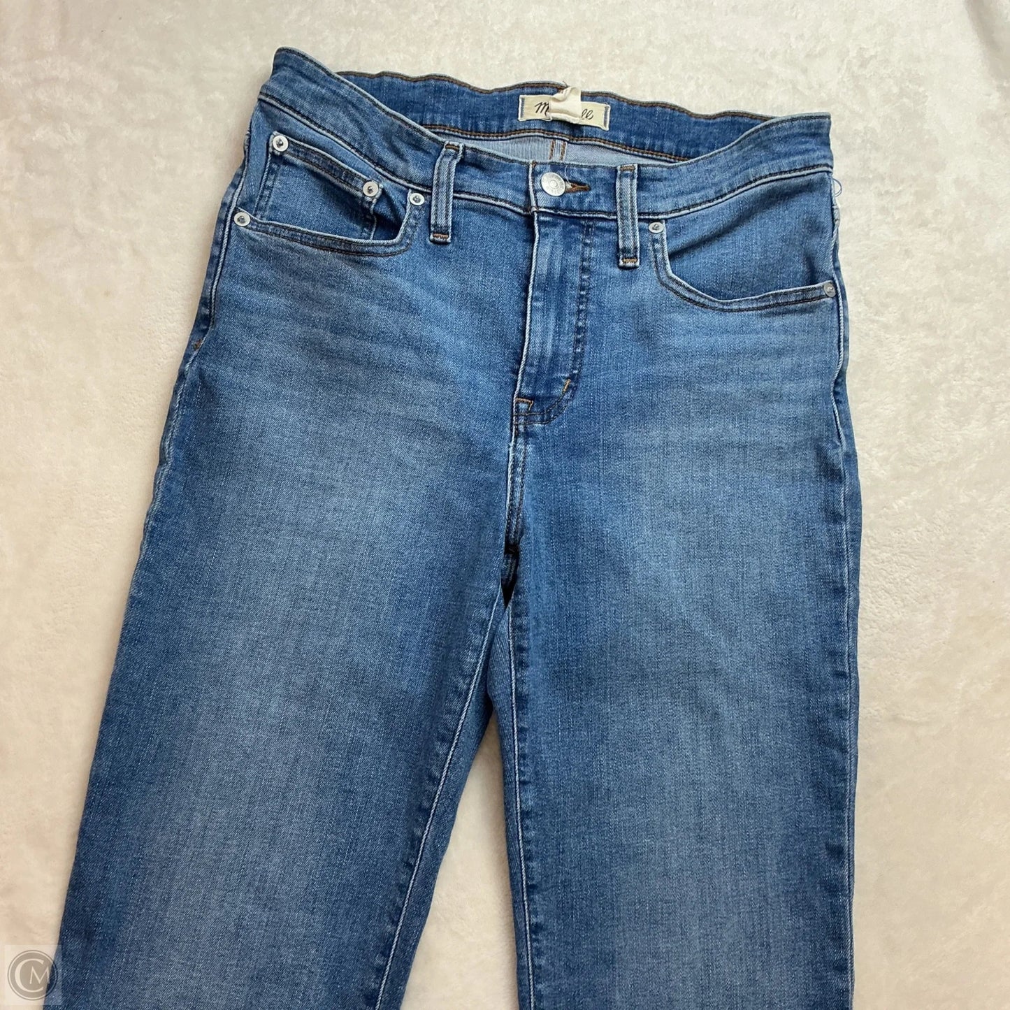 Jeans Wide Leg By Madewell In Blue Denim, Size: 8