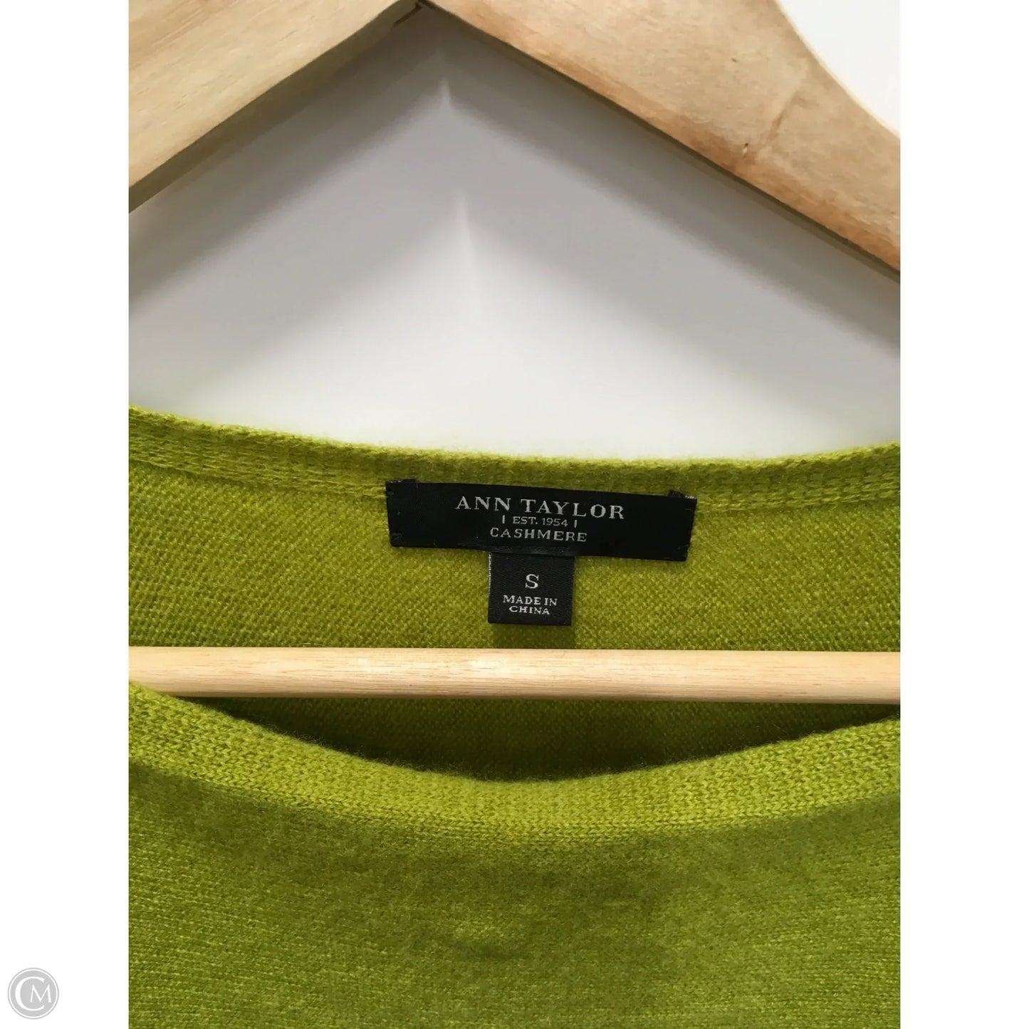 Sweater Cashmere By Ann Taylor In Green, Size: S