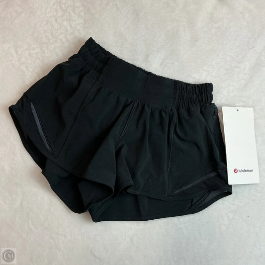 Athletic Shorts By Lululemon In Black, Size: 0