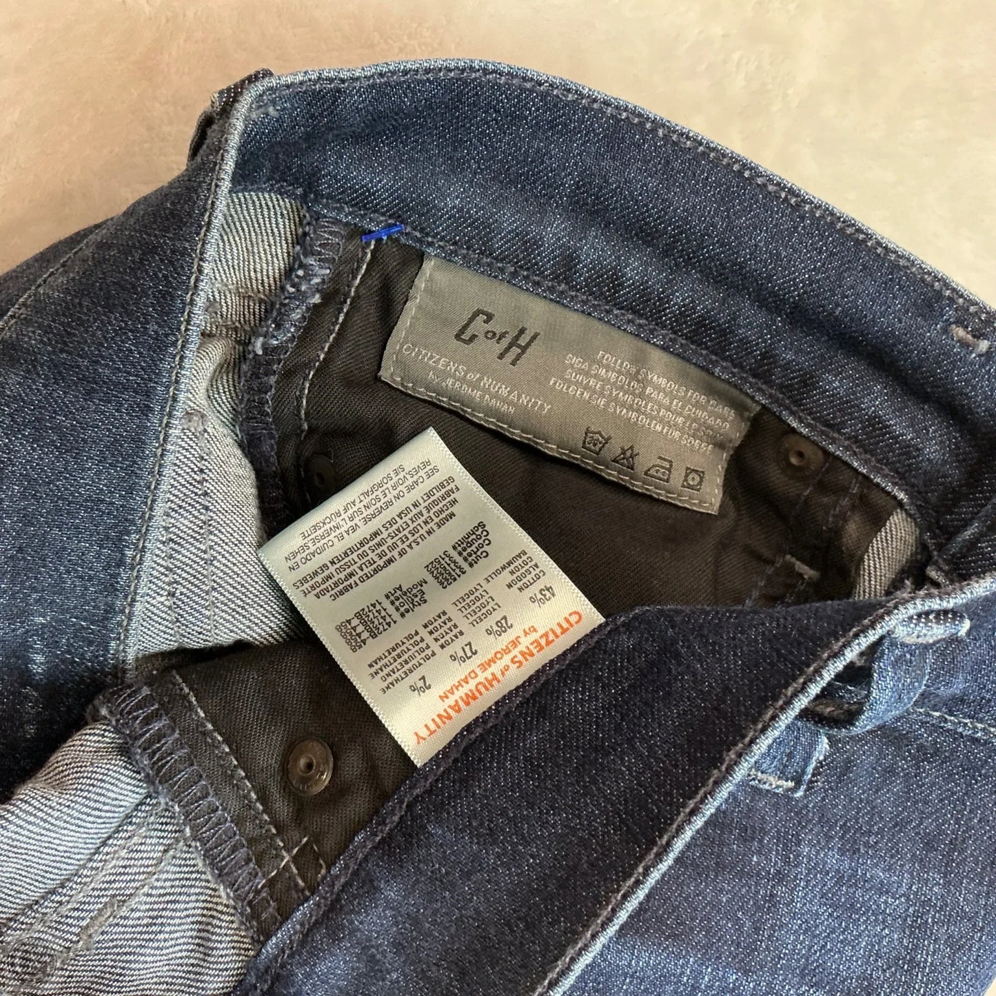 Jeans Boot Cut By Citizens Of Humanity In Blue Denim, Size: 4