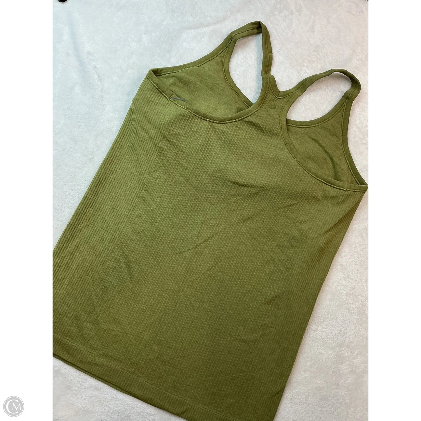 Athletic Tank Top By Lululemon In Green, Size: 12
